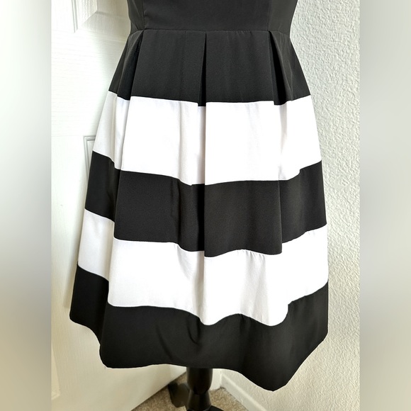 B Darlin Striped Skater Dress 👗 - Picture 5 of 6